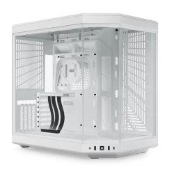 Thùng máy HYTE Y60 Black (CS-HYTE-Y60-B) | Mid-Tower ATX, Dual Chamber, Kèm cáp Riser PCIe 4.0, Kính cường lực, Đen