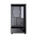 Thùng máy Jonsbo D200 Micro-ATX | Đen, Kính Cong