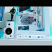 Thùng máy Jungle Leopard AX-8 LCD (Không kèm Fan) | Mid Tower, ATX/M-ATX/ITX, ARGB, Trắng