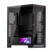 Thùng máy Leopard AX-8 LCD (Không kèm Fan) | Mid Tower, ATX/M-ATX/ITX, ARGB, Kính cường lực, Đen