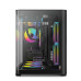 Thùng máy Magic Gaming GM-02 Pro Curved M-ATX Support AIO 360 (Hồ Cá) Không Kèm Sẵn Fan - Đen - 4