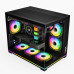 Thùng máy Magic GM-06L Pro (Led RGB/ARGB) (Full M-ATX) (Aio 360 Top) - Đen