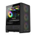 Thùng máy MIK H2 Gaming | M-ATX/ITX, Kính cường lực, Đen