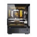 Thùng máy MIK H3 Hồ Cá | M-ATX/ITX, Kính cường lực, Đen