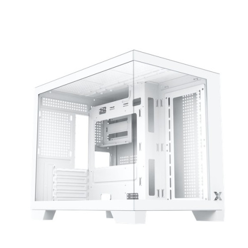 Thùng máy Xigmatek Xigmatek Aqua ML (EN90045) ATX (Chưa Kèm Fan) | M-ATX/Mini-ITX, Kính cường lực, Trắng