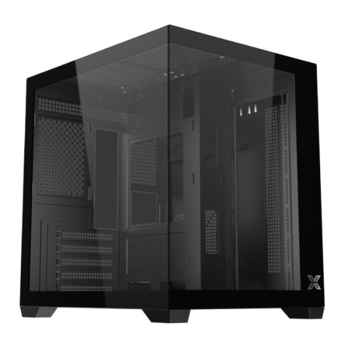 Thùng máy Xigmatek Aqua MS (EN90052) (Chưa kèm Fan) | M-ATX/ITX, Đen