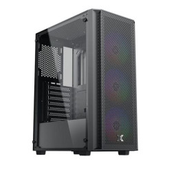 Thùng máy Xigmatek Star 3F (EN90649) F-ATX | Kèm sẵn 3 Fan, Đen