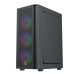 Thùng máy Xigmatek Star 3F (EN90649) F-ATX | Kèm sẵn 3 Fan, Đen