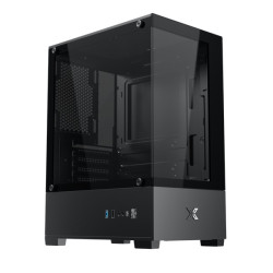 Thùng máy Xigmatek View III | M-ATX/Mini-ITX, 2 Mặt Kính Cường Lực, Đen