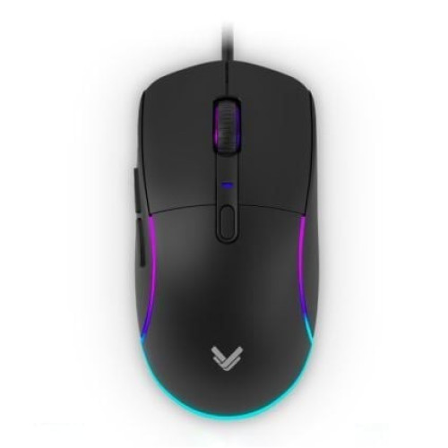 Chuột gaming VSP VM501 | Có dây, 7200 DPI, 115g, RGB, Đen