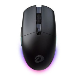 Chuột gaming DareU EM911X | Wireless 2.4Ghz, 10000 DPI, 85g, RGB, Đen