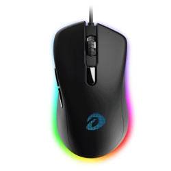 Chuột gaming DareU EM908X | Có dây, 6400 DPI, 88g, RGB, Đen