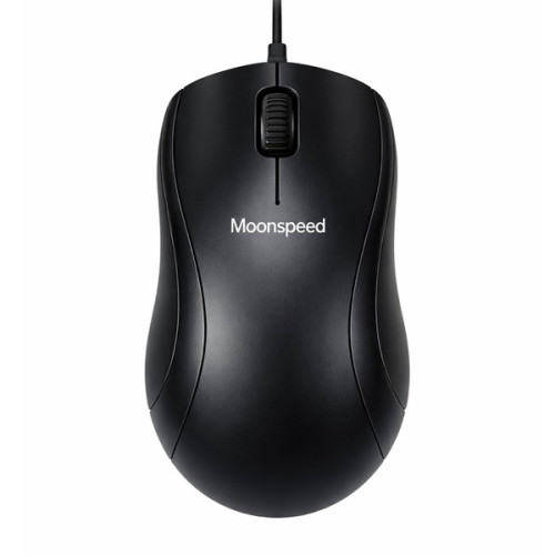 Chuột văn phòng Motospeed F333 | Có dây, 1000 DPI, 90g, Đen