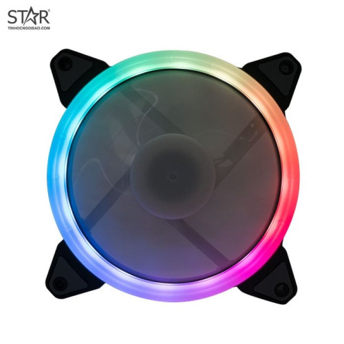 Quạt tản nhiệt PC | Fan lẻ 120mm, RGB, Trắng