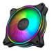 Quạt tản nhiệt PC Cooler Master MASTERFAN MF120 HALO 3IN1 | Kit 3 fan 120mm, ARGB, Đen