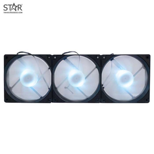 Quạt tản nhiệt PC PC Cooler | Kit 3 fan 120mm, RGB, Đen