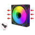 Quạt tản nhiệt PC Redmoon F3 | Kit 5 fan 120mm, RGB, Đen