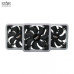 Quạt tản nhiệt PC Darkflash DF800 | Kit 7 fan 140mm, ARGB, Trắng