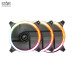 Quạt tản nhiệt PC Hollo | Kit 2 Fan 120mm, RGB, Đen