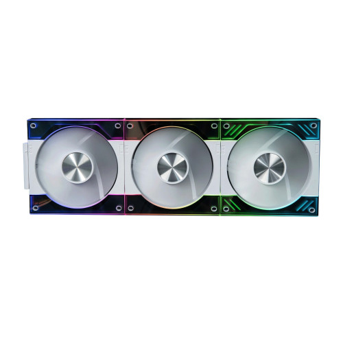Quạt tản nhiệt PC Leopard Interstellar V3 | Kit 3 fan 120mm, ARGB, Trắng