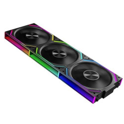 Quạt tản nhiệt PC Leopard V2RS | Kit 3 fan 120mm, ARGB, Gió ngược, Đen