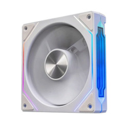 Quạt tản nhiệt PC Leopard Prism 4RS | Fan lẻ 120mm, ARGB, Gió ngược, Trắng