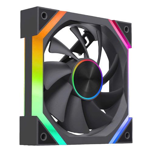 Quạt tản nhiệt PC Leopard Galaxy | Fan lẻ 120mm, ARGB, Gió thuận, Đen