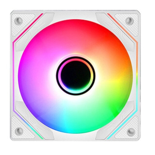 Quạt tản nhiệt PC Leopard 6Pro | Fan lẻ 120mm, ARGB, Gió ngược, Trắng