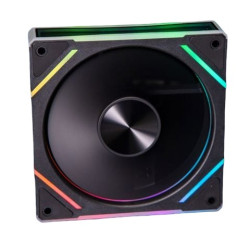Quạt tản nhiệt PC Leopard V1 | Fan lẻ 120mm, ARGB, Gió ngược, Đen