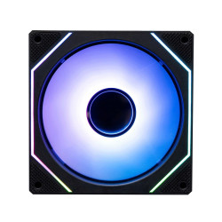 Quạt tản nhiệt PC Leopard Prism 4Max | Fan lẻ 120mm, ARGB, Gió ngược, Đen