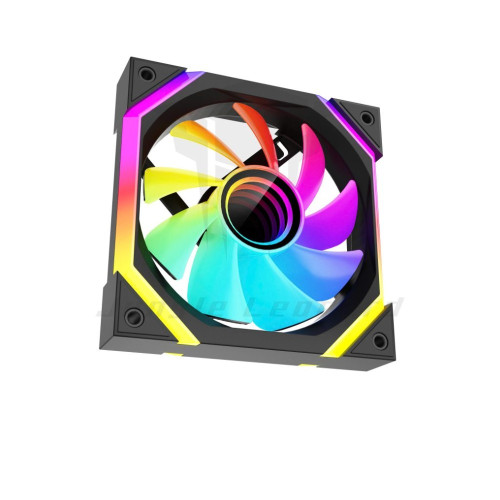 Quạt tản nhiệt PC Leopard Galaxy SE | Fan lẻ 120mm, ARGB, Đen