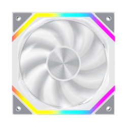 Quạt tản nhiệt PC Leopard Galaxy | Fan lẻ 120mm, ARGB, Trắng