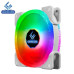 Quạt tản nhiệt PC LovingCool LC‑12025 | Fan lẻ 120mm, ARGB, Trắng