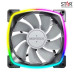 Quạt tản nhiệt PC Montech RX120 PWM | Fan lẻ 120mm, ARGB, Đen
