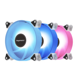 Quạt tản nhiệt PC Segotep Romantic | Kit 3 fan 120mm, RGB, Đen