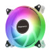 Quạt tản nhiệt PC Segotep Romantic | Kit 3 fan 120mm, RGB, Đen