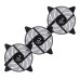 Quạt tản nhiệt PC Vision F3 | Fan lẻ 120mm, ARGB, Đen