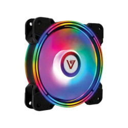 Quạt tản nhiệt PC VSP V306 | Fan lẻ 120mm, RGB, Đen