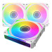 Quạt tản nhiệt PC Xigmatek Starlink Ultra Artic | Kit 3 fan 120mm, ARGB, Trắng