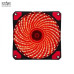 Quạt tản nhiệt PC XYCP 12 | Fan lẻ 120mm, Led Đỏ, Đen