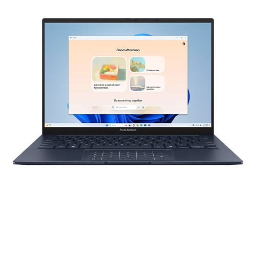 Laptop ASUS Zenbook 14 UX3405CA-ST629W | U7 255H, 32GB DDR5X, SSD 512GB NVMe, 14 inch 3K OLED 120Hz, Windows 11, Xanh