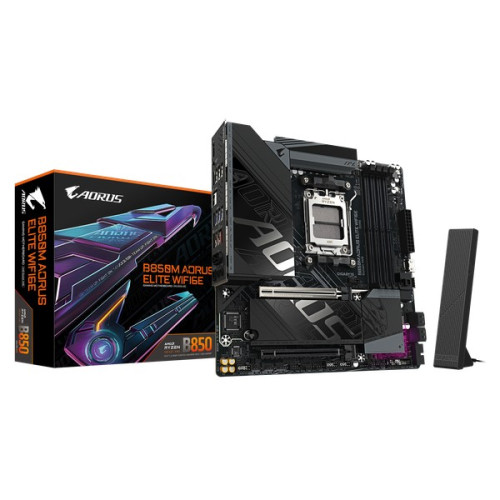 Mainboard Gigabyte B850M AORUS Elite Wifi DDR5 | AM5, mATX, 4 khe RAM