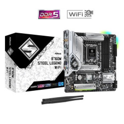 Mainboard ASRock B760M Steel Legend Wifi DDR5 | LGA 1700, mATX, 4 khe RAM
