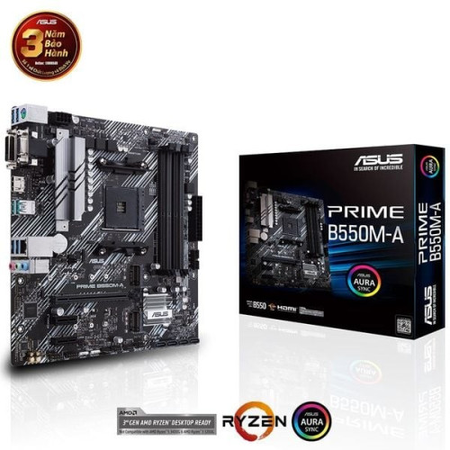 Mainboard ASUS Prime B550M-A DDR4 | AM4, mATX, 4 khe RAM