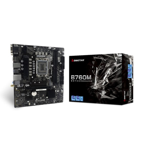 Mainboard Biostar B760MX2-E DDR5 | LGA 1700, mATX, 2 khe RAM