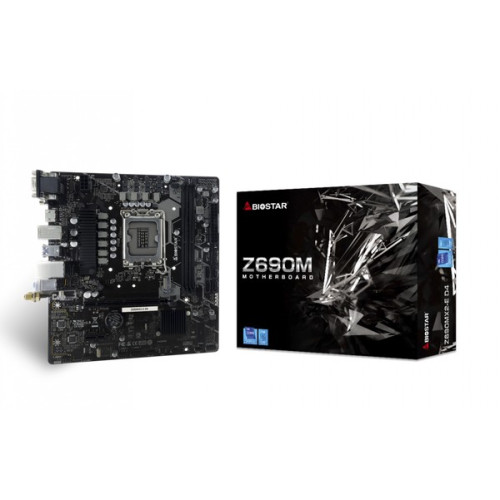 Mainboard Biostar Z690MX2-E Wifi DDR4 | LGA 1700, mATX, 2 khe RAM