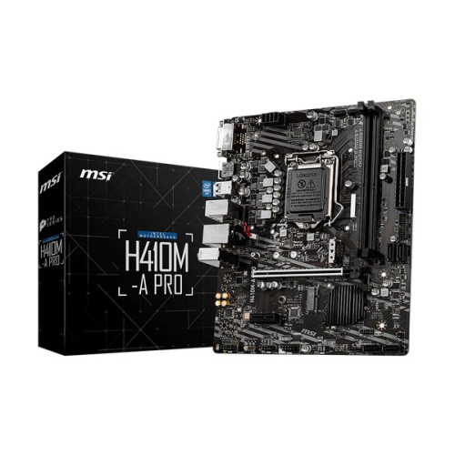 Mainboard MSI H410M-A PRO D4 | Intel H410, LGA1200, mATX, 2 khe DDR4