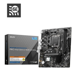 Mainboard MSI PRO H610M-S Wifi DDR4 | LGA 1700, mATX, 2 khe RAM