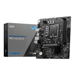 Mainboard MSI Pro H610M-E DDR5 | LGA 1700, mATX, 2 khe RAM