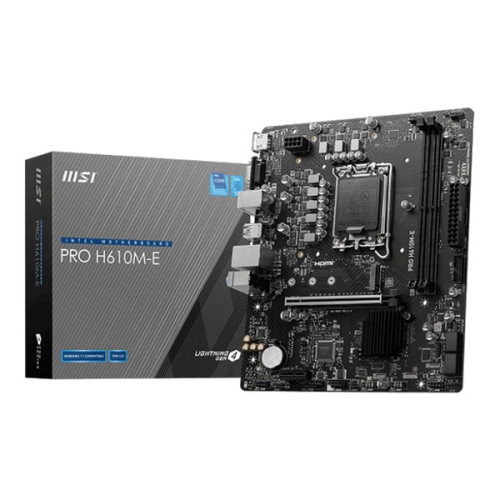Mainboard MSI Pro H610M-E DDR5 | LGA 1700, mATX, 2 khe RAM